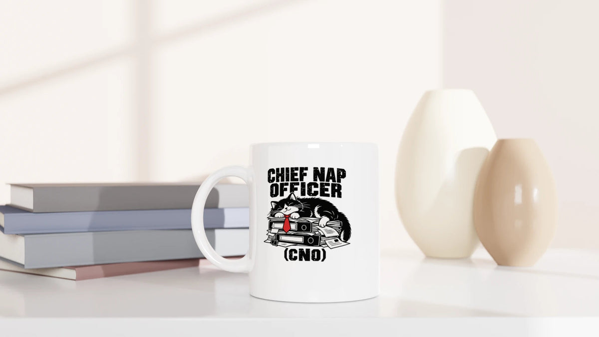 Tasse 325ml - Chief Nap Officer - Katze