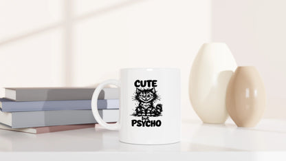 Tasse 325ml - Cute but Psycho - Katze