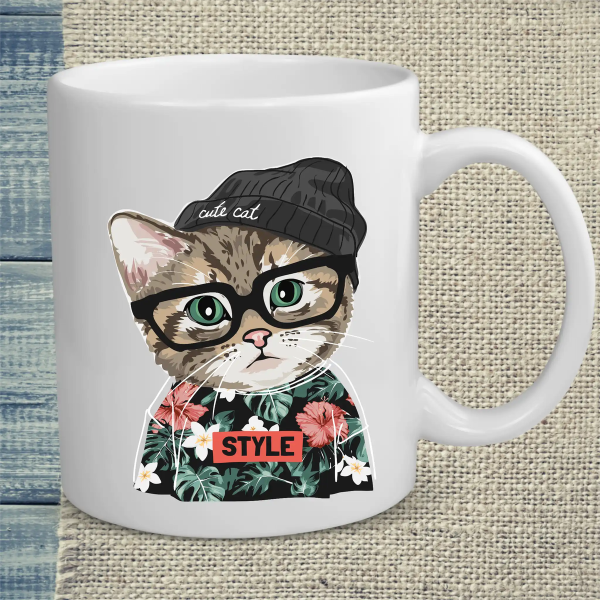 Tasse 325ml - Cute Cat Style - Katze