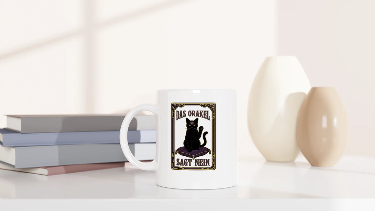 Tasse 325ml - Das Orakel sagt nein - Katze