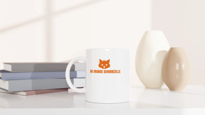 Tasse 325ml - Die Orange Gehirnzelle - Katze