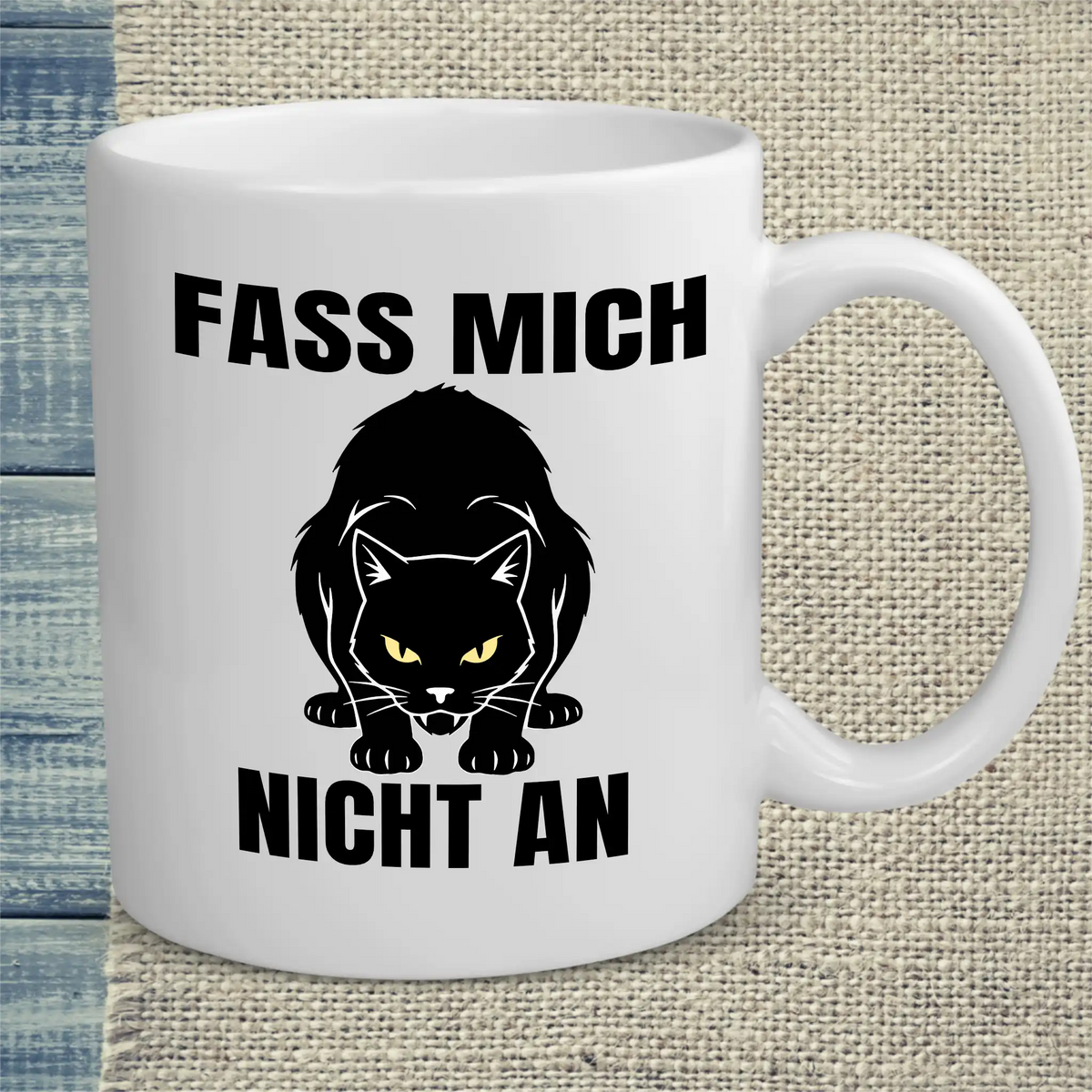 Tasse 325ml - Fass mich nicht an - Katze