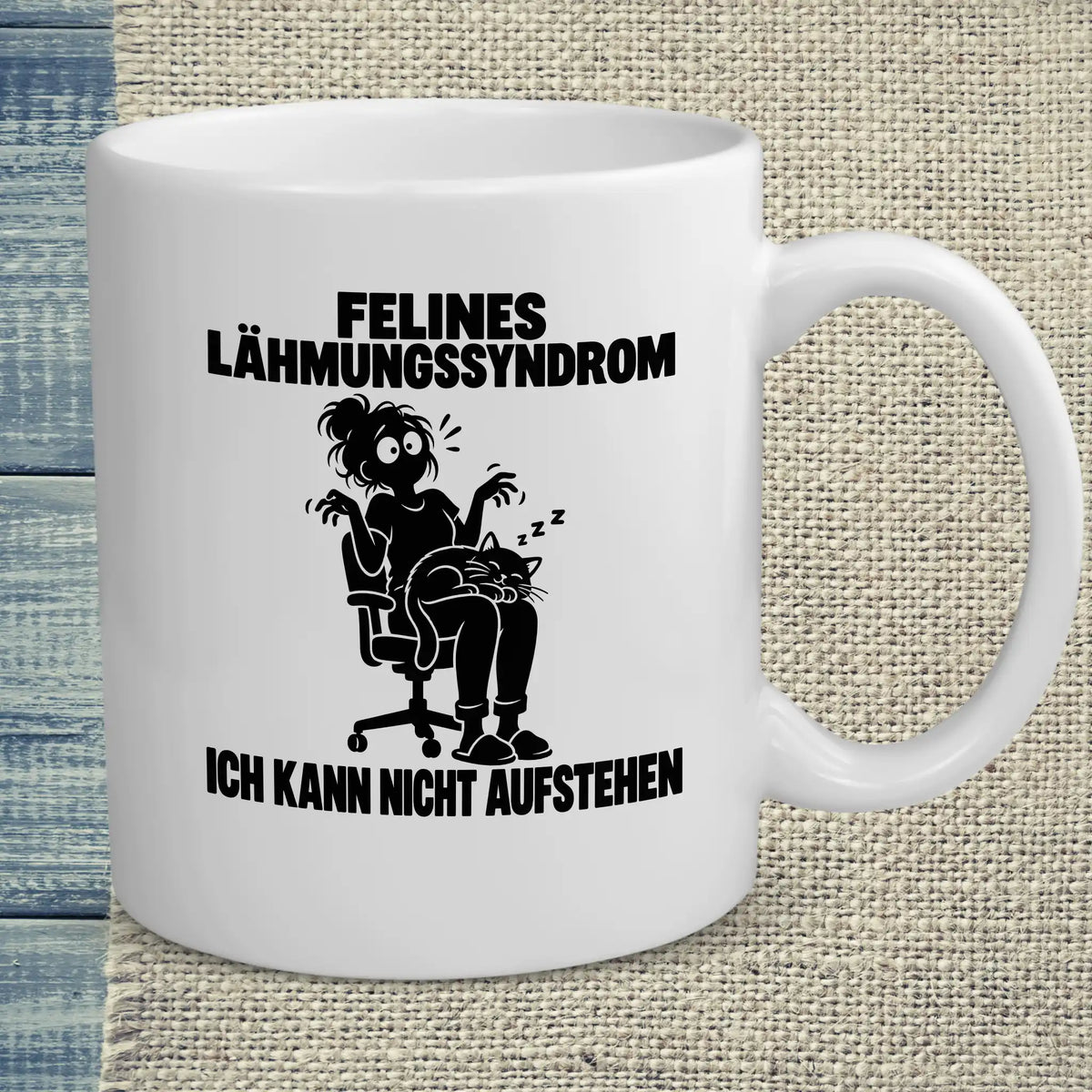 Tasse 325ml - FELINES LÄHMUNGSSYNDROM - Katze