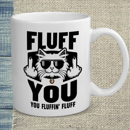 Tasse 325ml - Fluff You - Katze