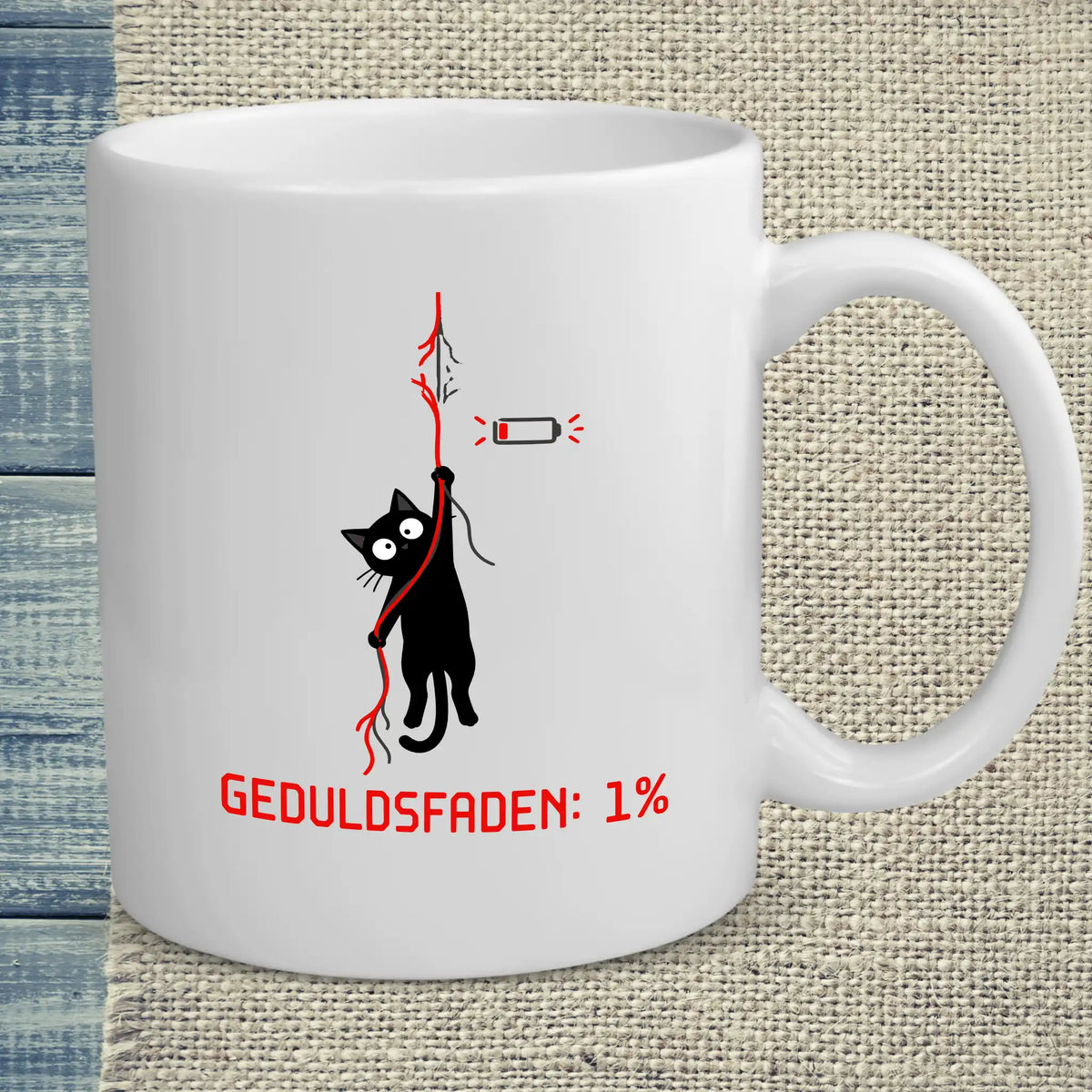 Tasse 325ml - Geduldsfaden: 1% - Katze