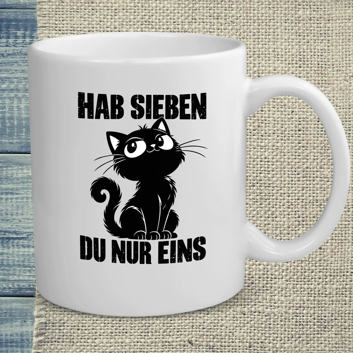 Tasse 325ml - Hab Sieben - Katze