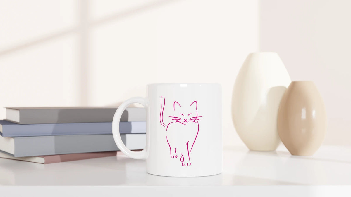 Tasse 325ml - Heiße Katze - Katze