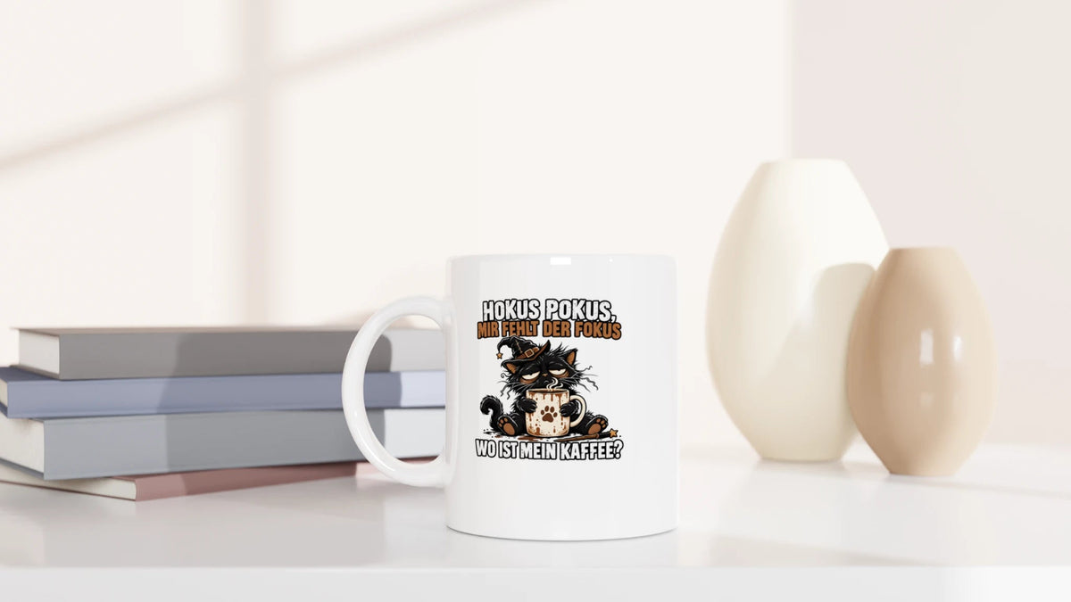 Tasse 325ml - Hokus Fokus - Katze & Kaffee, Halloween