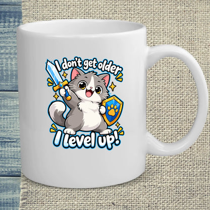 Tasse 325ml - I level up - Katze