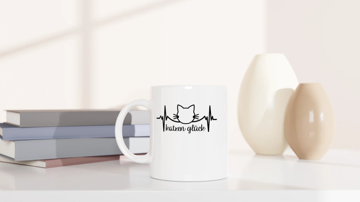 Tasse 325ml - Katzen Glück - Katze