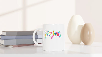 Tasse 325ml - Katzen Herzschlag - Katze