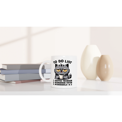 Tasse 325ml - Katzen - Kaffee to do List - Katze & Kaffee