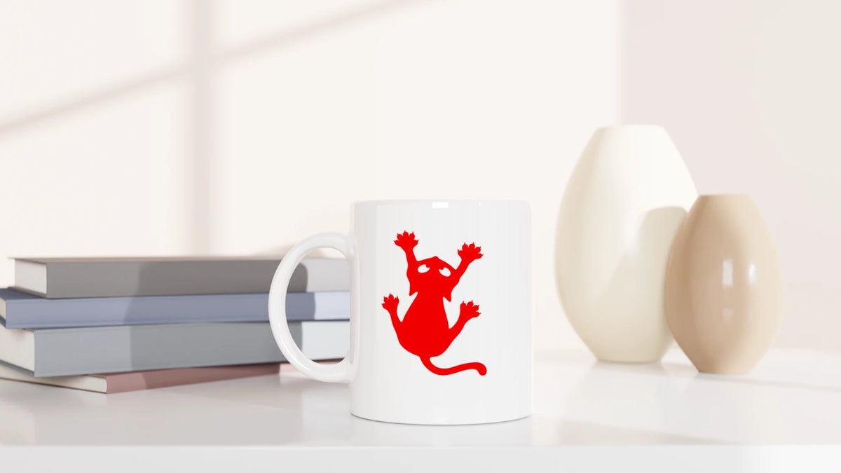 Tasse 325ml - Klammerkatze Neon Flare - Katze