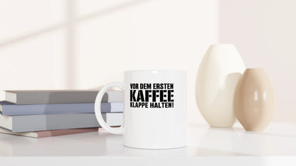 Tasse 325ml - Klappe halten - Katze & Kaffee