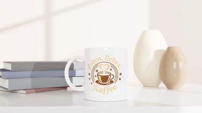 Tasse 325ml - Leben, lieben, Kaffee - Kaffee