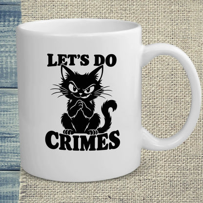 Tasse 325ml - LET'S DO CRIMES - Katze