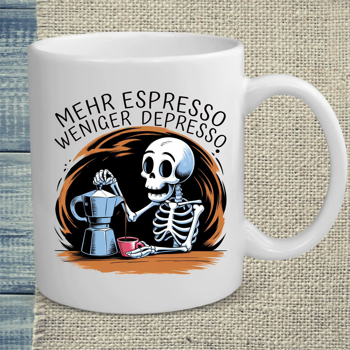 Tasse 325ml - Mehr Espresso Weniger Depresso - Kaffee