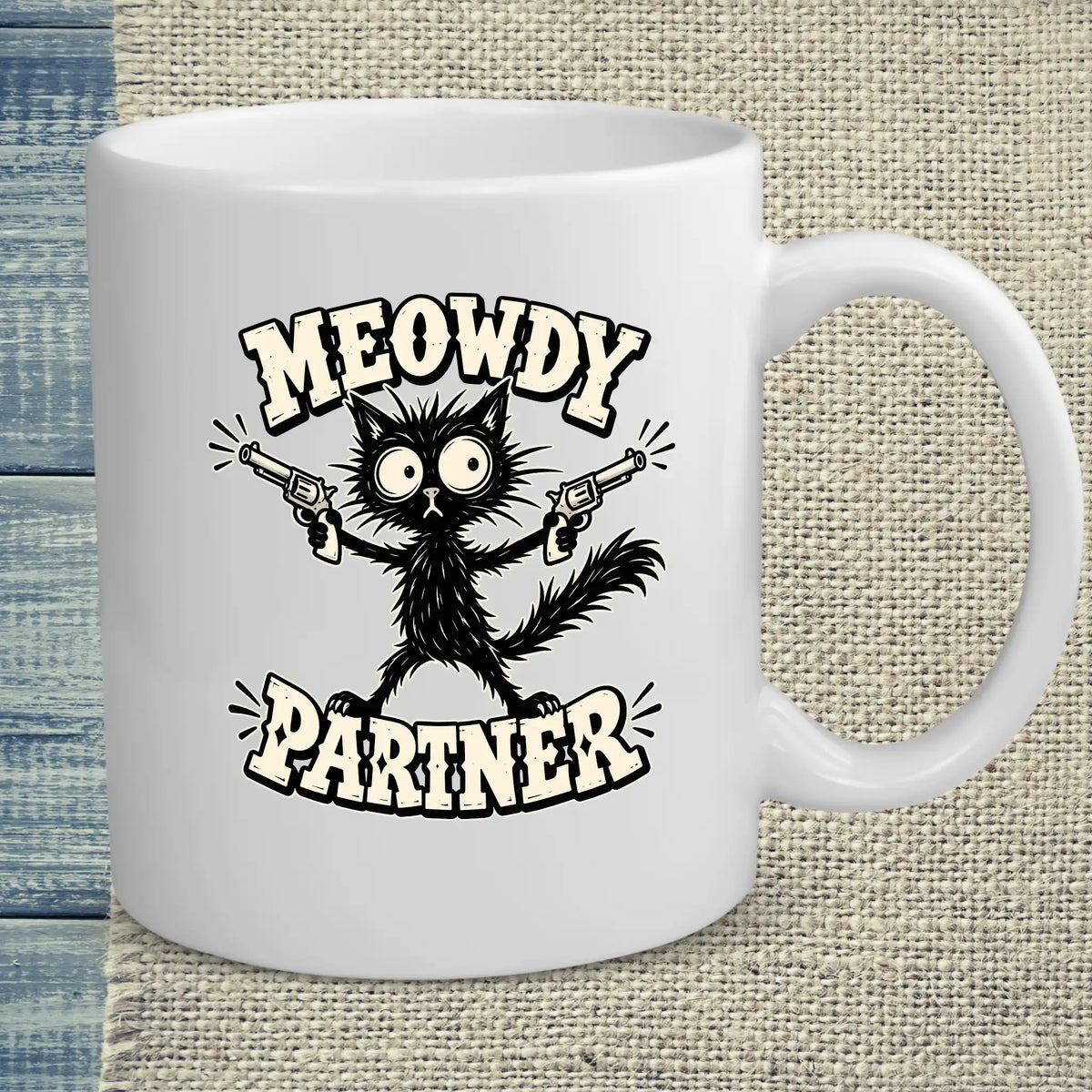 Tasse 325ml - Meowdy Partner - Katze