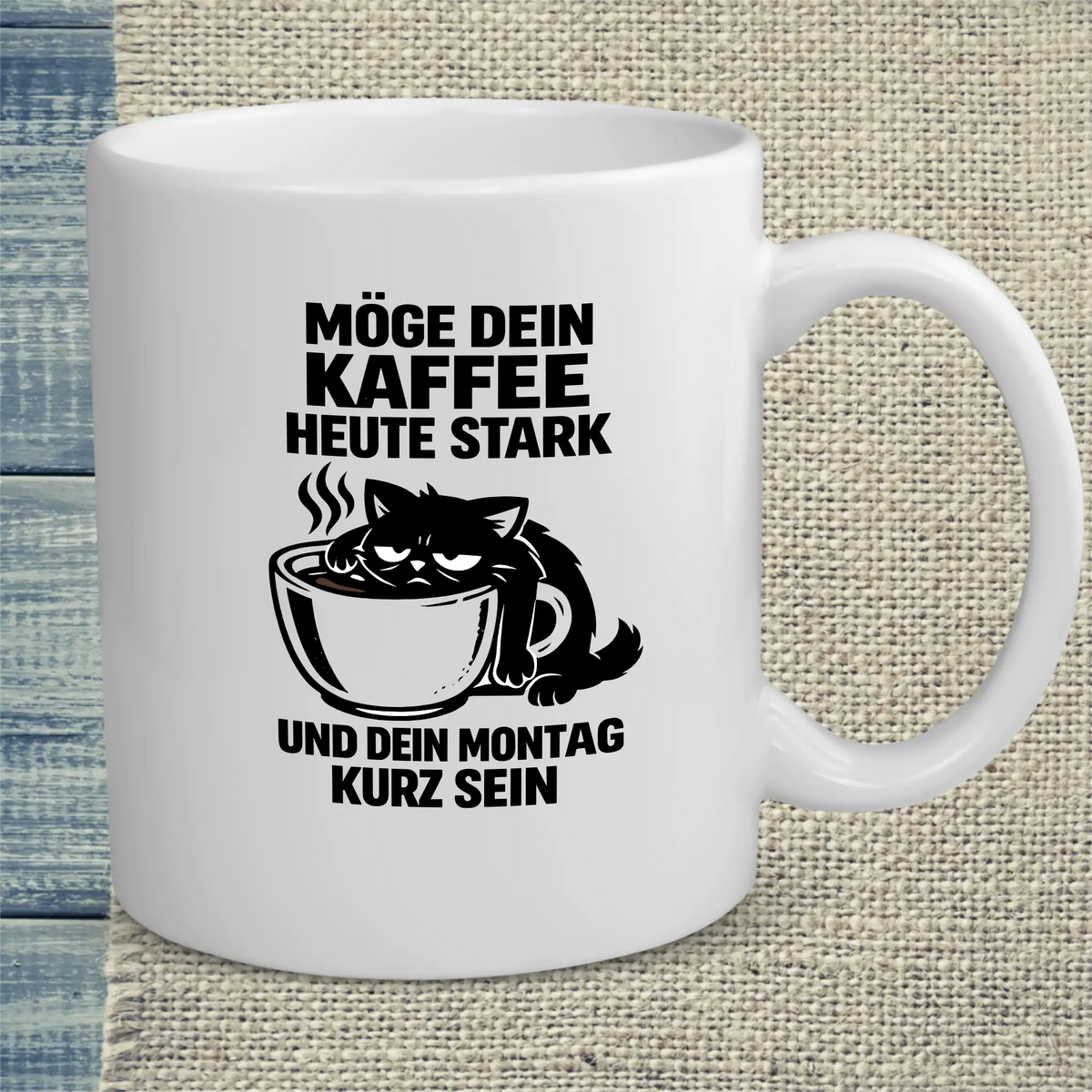 Tasse 325ml - MÖGE DEIN KAFFEE - Katze & Kaffee