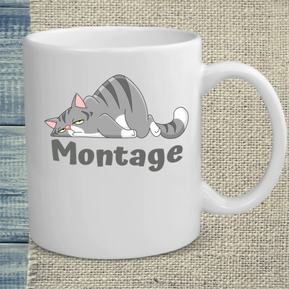 Tasse 325ml - Montage - Katze