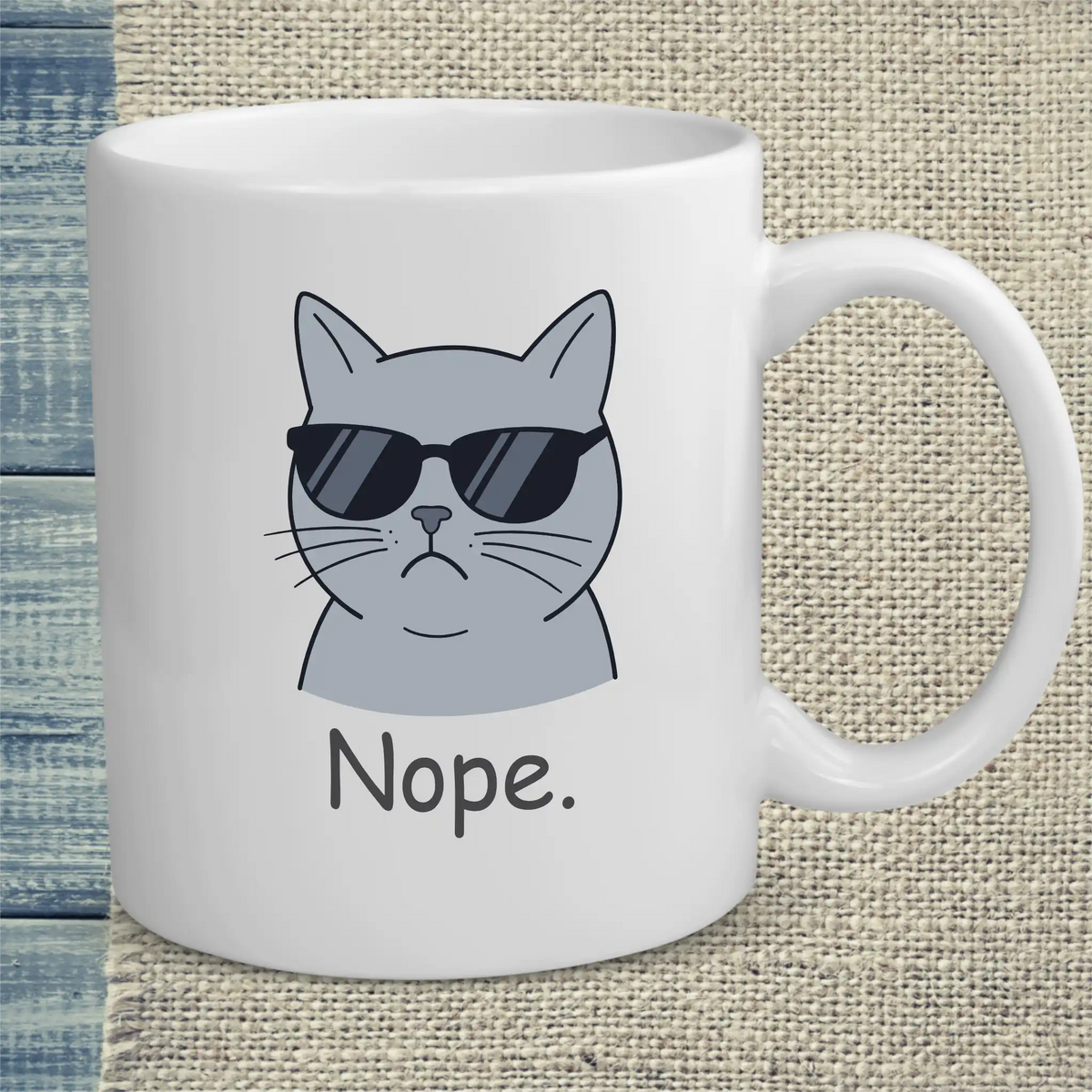 Tasse 325ml - nope. - Katze