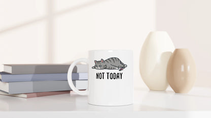 Tasse 325ml - Not Today - Katze, Nicht Heute