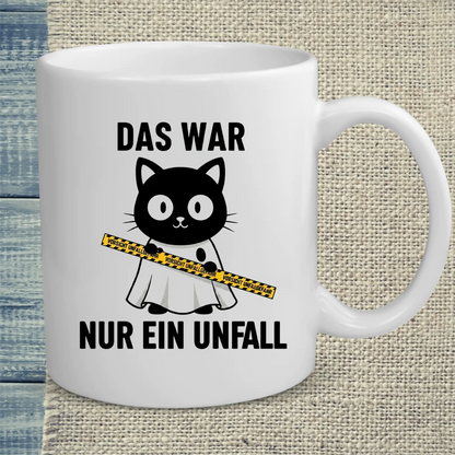 Tasse 325ml - Nur ein Unfall - Katze