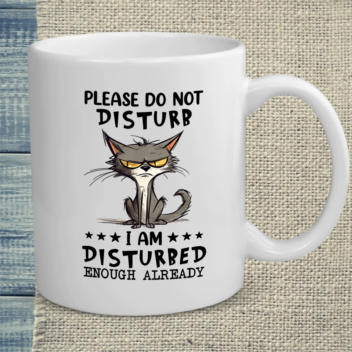 Tasse 325ml - Please Do Not Disturb - Katze