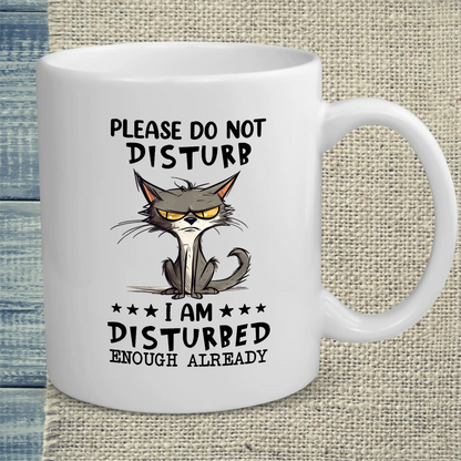 Tasse 325ml - Please Do Not Disturb - Katze