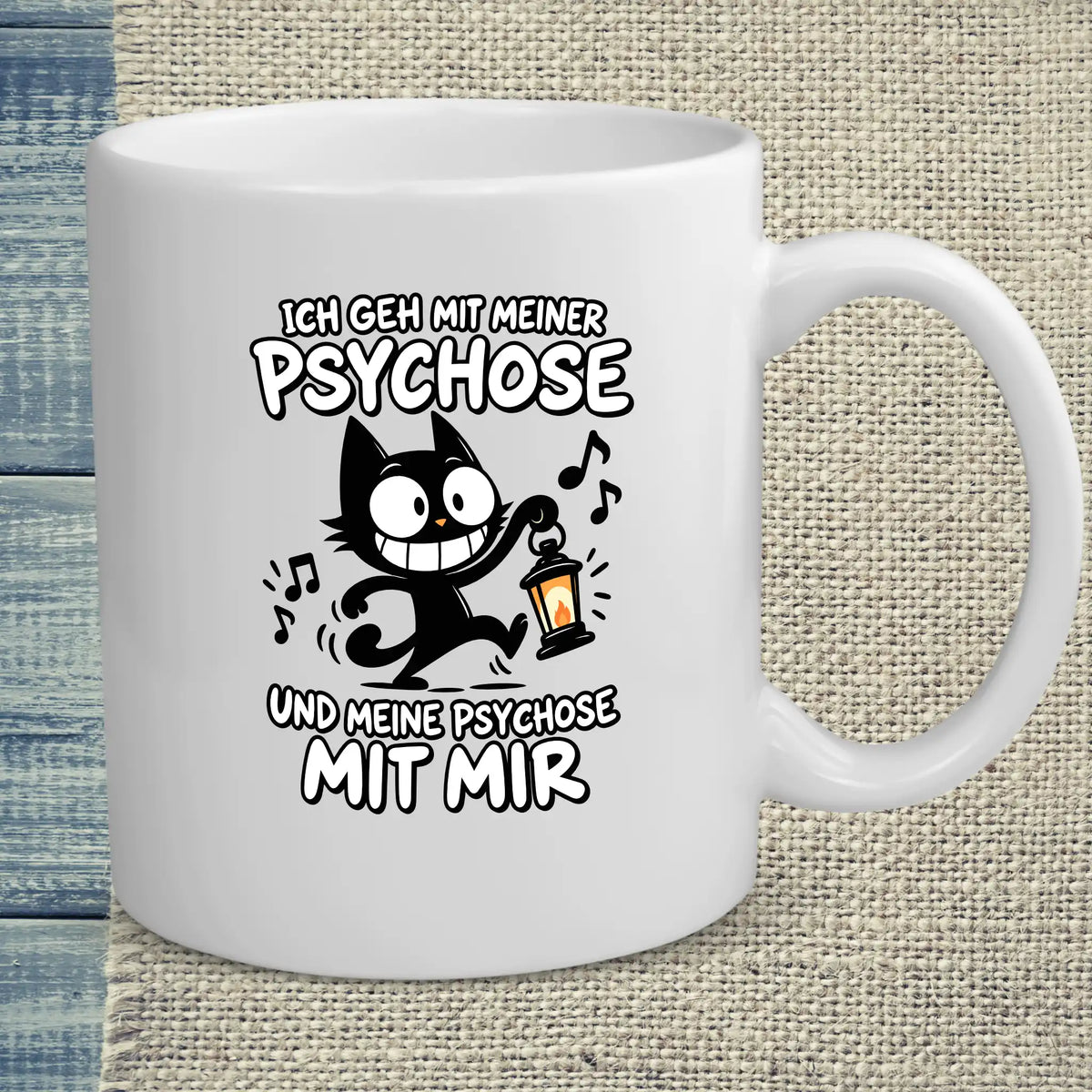 Tasse 325ml - Psychose - Katze