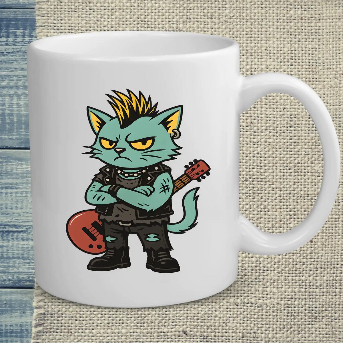 Tasse 325ml - Punk Cat - Katze