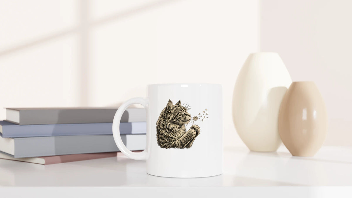 Tasse 325ml - Pusteblume - Katze