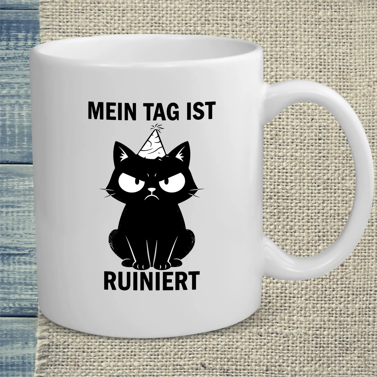 Tasse 325ml - Ruiniert - Katze