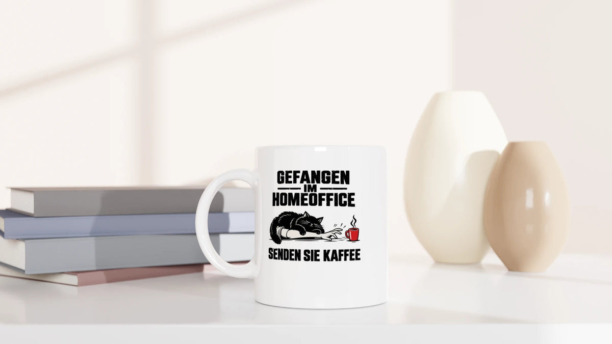 Tasse 325ml - Senden Sie Kaffee - Katze & Kaffee