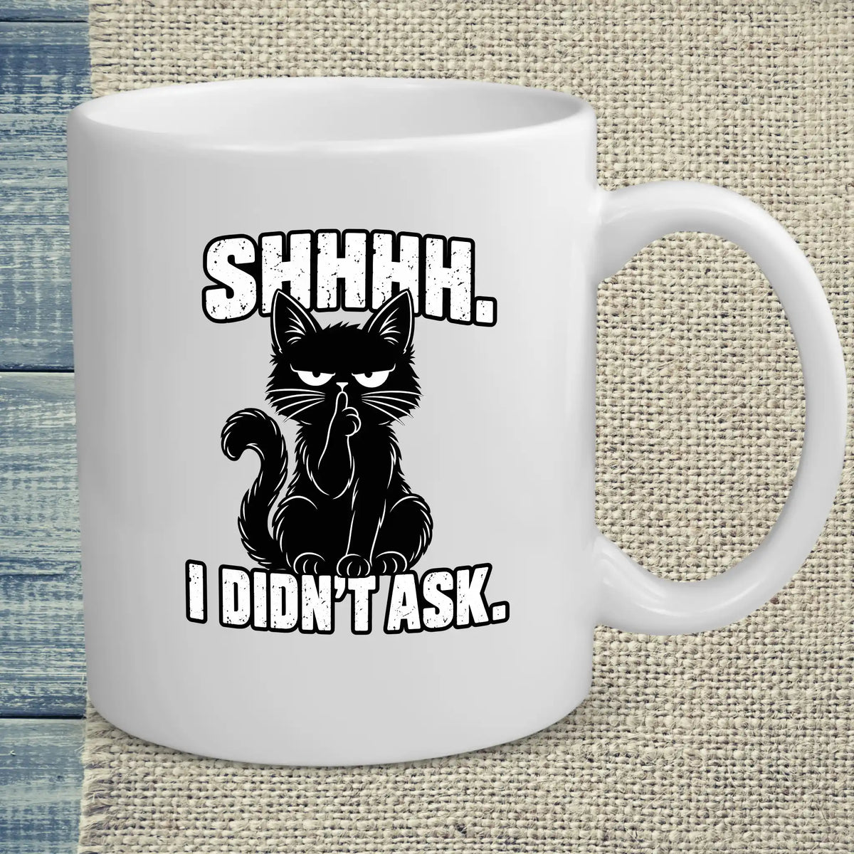 Tasse 325ml - shhhh. i didnt ask. - Katze