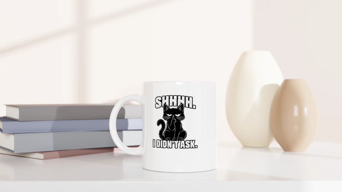 Tasse 325ml - shhhh. i didnt ask. - Katze