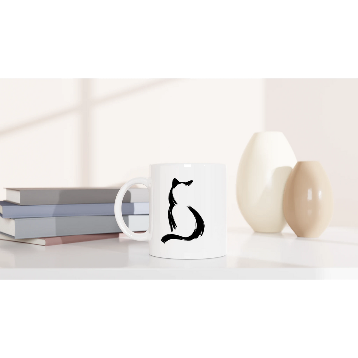 Tasse 325ml - Silhouette - Katze