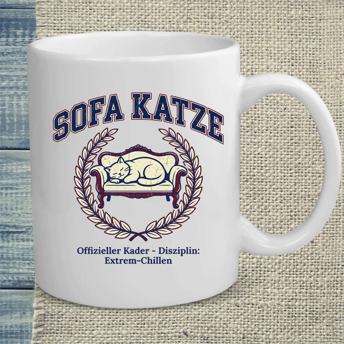 Tasse 325ml - Sofa Katze - Katze & Kaffee