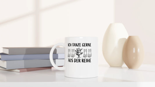Tasse 325ml - Tanze aus der Reihe - Katze