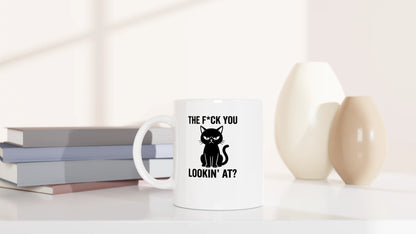 Tasse 325ml - The F*ck You Lookin At - Katze