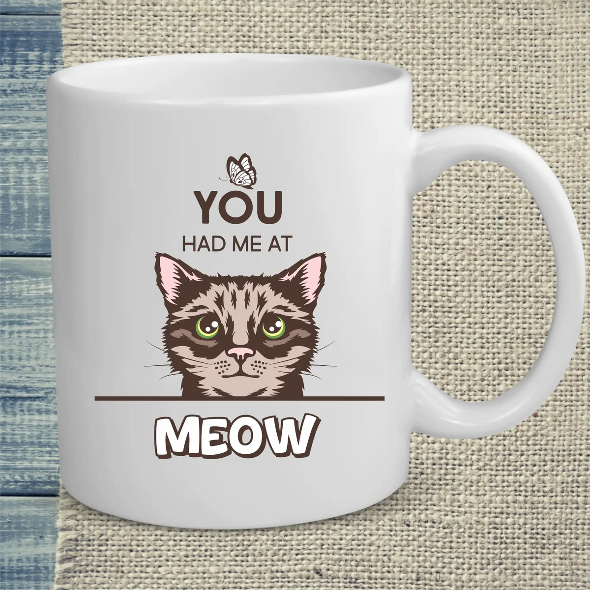 Tasse 325ml - You had me at MEOW - Katze