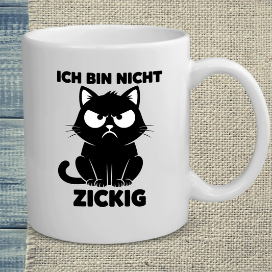 Tasse 325ml - Zickig - Katze
